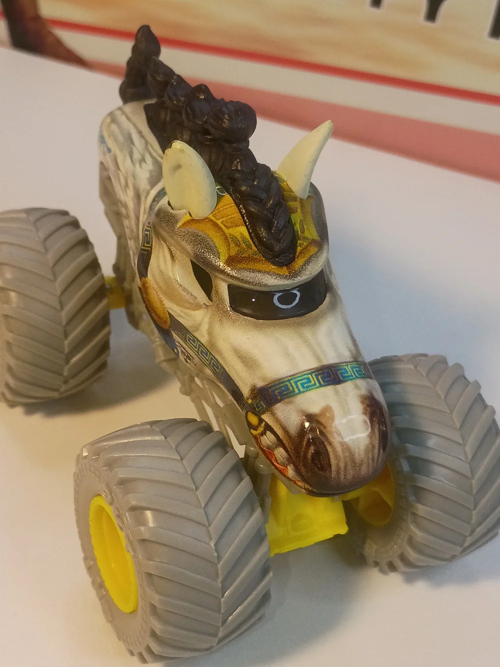 Monster Jam Tempest Speed Horse Loose 1/64 Scale Yellow Hubs Power